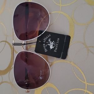 Beverly Hill Polo White & Rose gold Sunglasses
